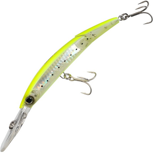 Воблер Yo-zuri Crystal 3D Minnow Jointed 130F Deep Diver #F1155-GHCS Воблер Yo-zuri Crystal 3D Minnow Jointed 130F Deep Diver #F1155-GHCS
