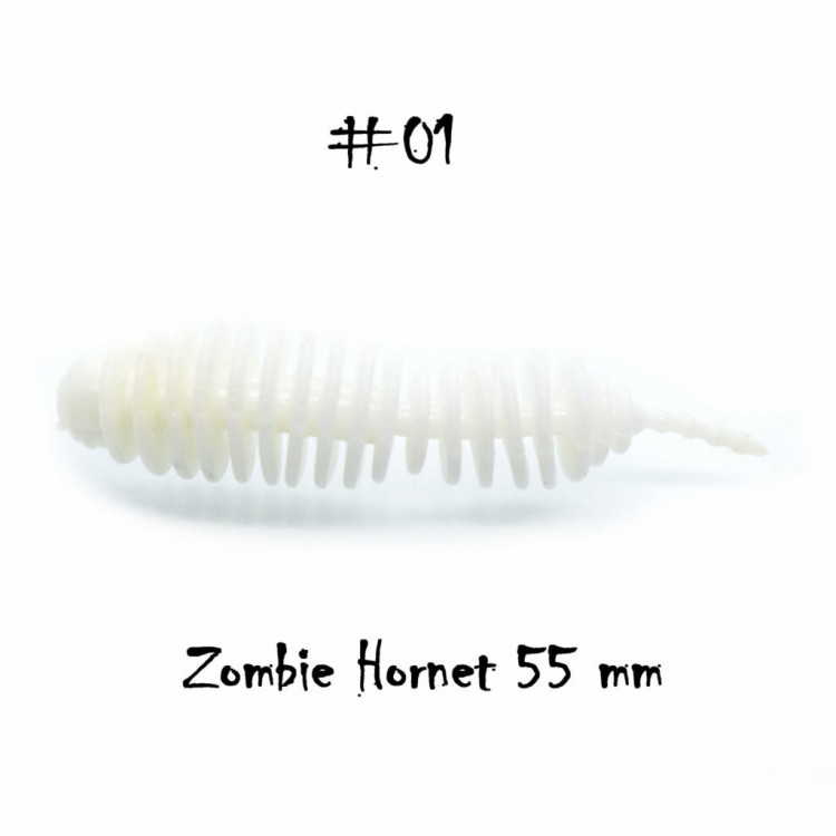 Мягкие приманки Zombie Hornet col. White (Белый)