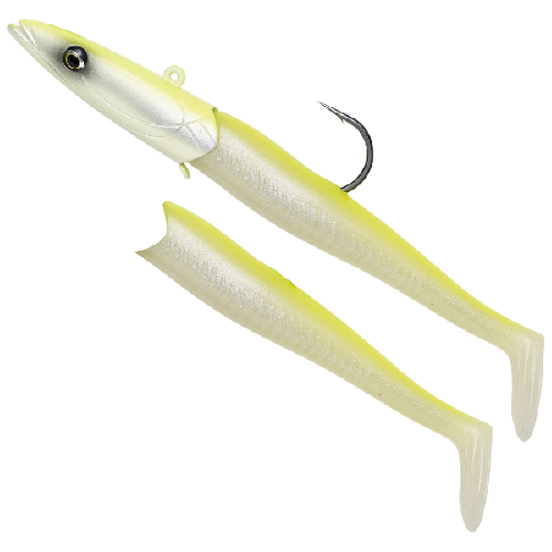 Приманка Savage Gear Sandeel Combo 2+1pcs Chartreuse Glow Приманка Savage Gear Sandeel Combo 2+1pcs Chartreuse Glow