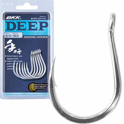 Крючки BKK Deep Heavy Wire 6X-HG Jigging Hook