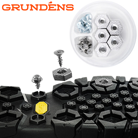 Шипы для ботинок Grundens Hexagrip Alloy Cleats & Carbide Stud Pack Silver Шипы для ботинок Grundens Hexagrip Alloy Cleats & Carbide Stud Pack Silver