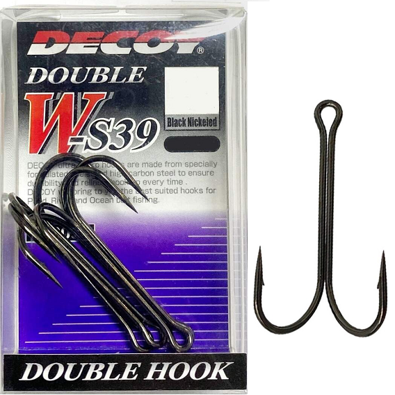 Крючки Decoy W-S39 Double Hook Крючки Decoy W-S39 Double Hook