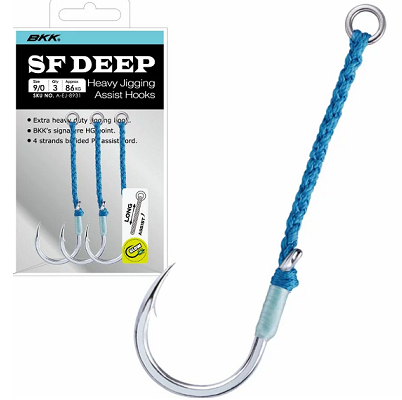Крючок-ассист BKK SF Deep Long Heavy Duty Single Assist Hook