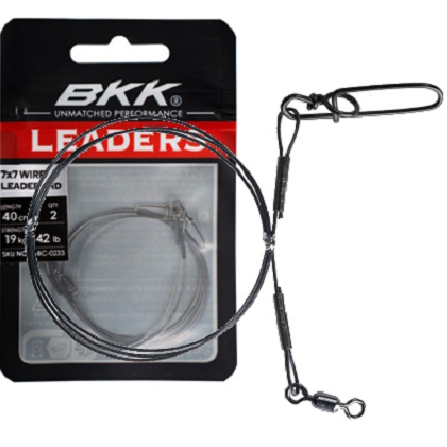 Поводок BKK 7x7 Wire leader-HD Pike Snap Поводок BKK 7x7 Wire leader-HD Pike Snap