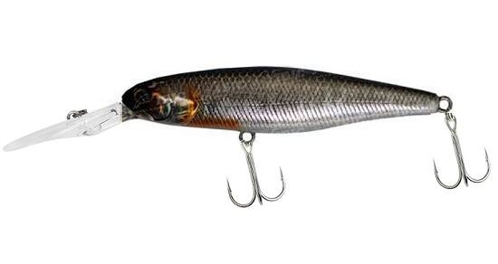Воблер Jackall Super DD Squirrel 115SP hl silver & black Воблер Jackall Super DD Squirrel 115SP hl silver & black