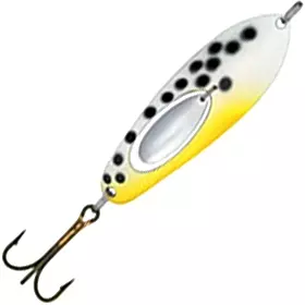 Блесна Kuusamo Taimen Super 75/17 W/Ye/BL-S