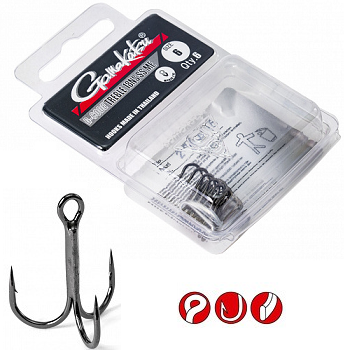 Крючок Gamakatsu Treble 18NS Short Shank ME