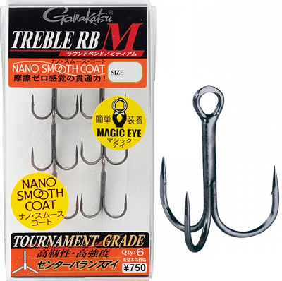 Крючки Gamakatsu Treble RB-M Крючки Gamakatsu Treble RB-M