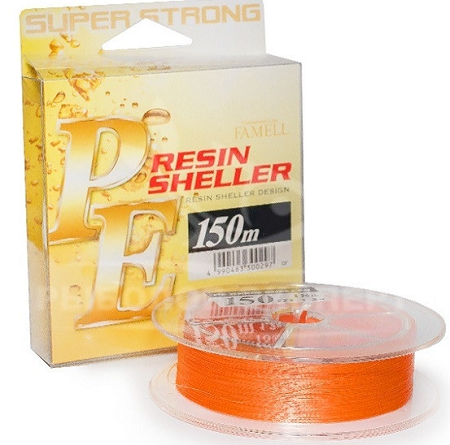 Шнур Yamatoyo Resin Sheller 150m Orange Шнур Yamatoyo Resin Sheller 150m Orange