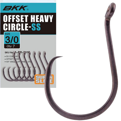 Крючки BKK Offset Heavy Circle SS Extra Strong Hook