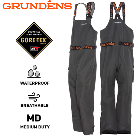Комбинезон Grundens Downrigger Gore-Tex Bib Black/Anchor