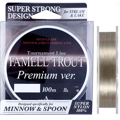 Леска Yamatoyo Famell Trout Premium ver. 100m Titanium Brown Леска Yamatoyo Famell Trout Premium ver. 100m Titanium Brown
