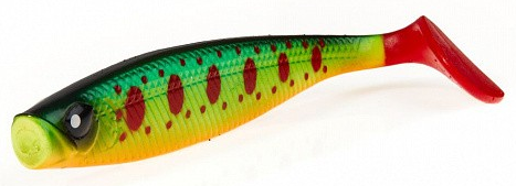 Виброхвосты Lucky John 3D Red Tail Shad 3.5" #PG01 Виброхвосты Lucky John 3D Red Tail Shad 3.5" #PG01