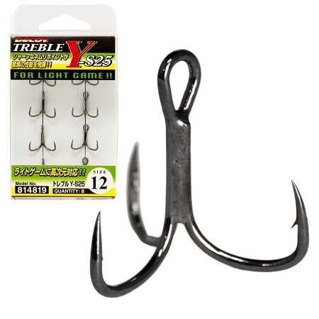 Крючки Decoy Y-S25 Light Game Treble Крючки Decoy Y-S25 Light Game Treble