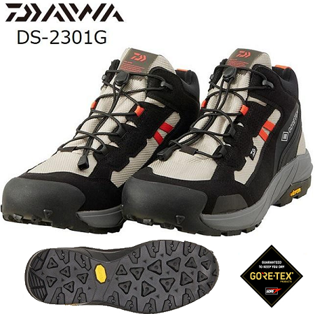 Ботинки Daiwa DS-2301G Fogler Gore-Tex Mid Cut Limited Gray