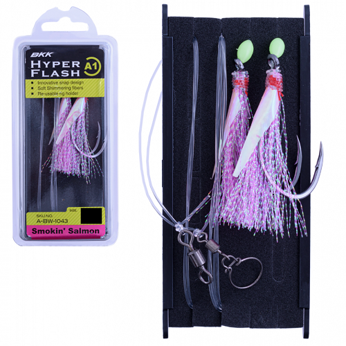 Оснастка морская BKK Hyper Flash A1 Rig Smokin' Salmon