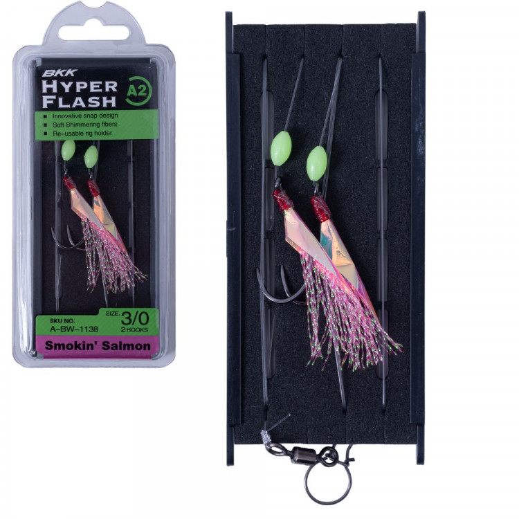 Оснастка морская BKK Hyper Flash A2 Rig Smokin' Salmon Оснастка морская BKK Hyper Flash A2 Rig Smokin' Salmon
