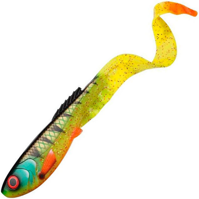 Мягкие приманки Abu Garcia Beast Curl Tail 21cm 4pcs #Firetiger Мягкие приманки Abu Garcia Beast Curl Tail 21cm 4pcs #Firetiger
