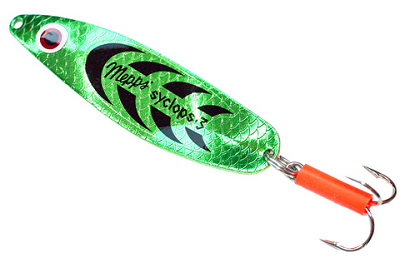 Блесна Mepps Syclops Platinum Green