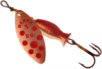 Блесна Mepps Aglia Long Heavy #1 Copper/Red dots-Gold/Red