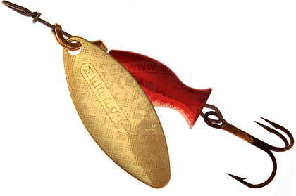 Блесна Mepps Aglia Long Heavy #1 Gold-Gold/Red