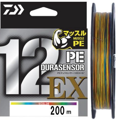 Шнур Daiwa UVF PE DuraSensor 12EX+Si3 5C 200m