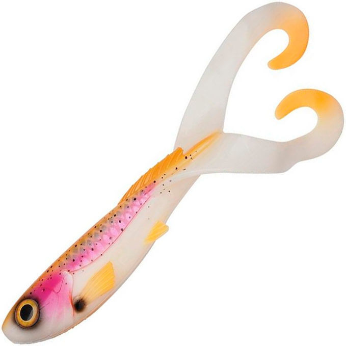 Мягкие приманки Abu Garcia Beast Twin Tail 21cm 4pcs #Albino Trout Мягкие приманки Abu Garcia Beast Twin Tail 21cm 4pcs #Albino Trout
