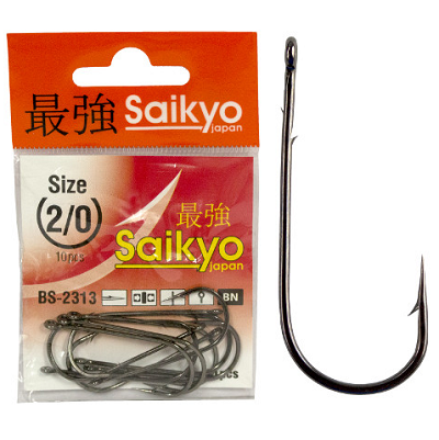 Крючки Saikyo BS-2313 Round Bent Worm BN (10шт) Крючки Saikyo BS-2313 Round Bent Worm BN (10шт)