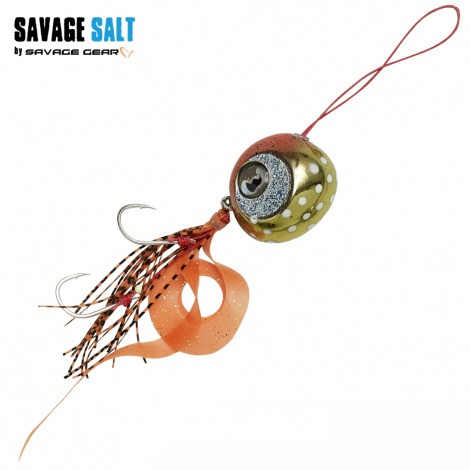 Оснастка морская Savage Gear Cuttle Eye 135g Orange Glow gold 69735