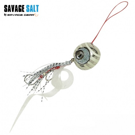 Оснастка морская Savage Gear Cuttle Eye 135g Silver Zebra Glow 69736