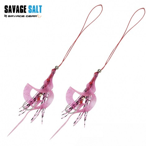 VI-5706301697370_enlvy.jpg Оснастка морская Savage Gear Cuttle Eye Skirt Pink Glow #L 69738