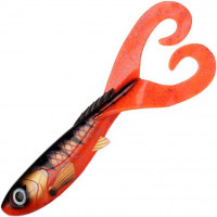 Мягкие приманки Abu Garcia Beast Twin Tail 21cm 4pcs #Red Tiger