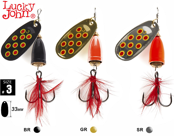 Набор блесен Lucky John Bell Spin #3 (8,5гр.) BRD/GRD/SRD Набор блесен Lucky John Bell Spin #3 (8,5гр.) BRD/GRD/SRD