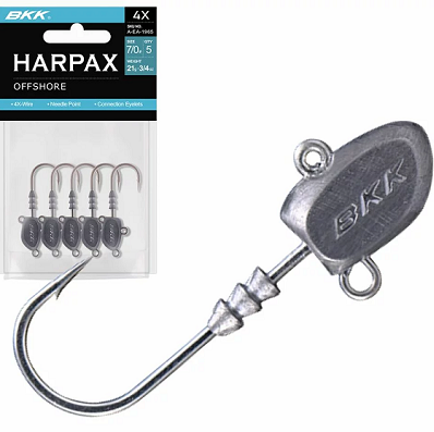 Джиггеры BKK Harpax Inshore Jigheads Джиггеры BKK Harpax Inshore Jigheads