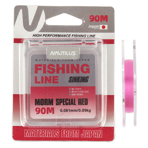 Леска Nautilus Toray Morm Special Red 90m