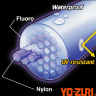 Леска Yo-Zuri Fluorocarbon/Nylon Hybrid 275Yd Clear