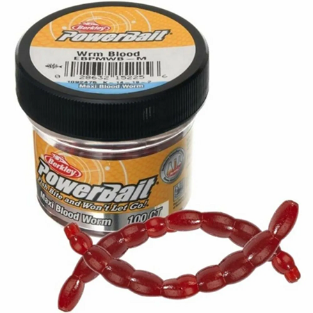 Мотыль Berkley PowerBait Power Blood Worm Maxi