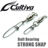 Застёжка с вертлюгом C'ultiva P-08 Strong Snap Ball Bearing