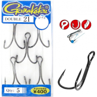 Крючки Gamakatsu Double Hook 21NSB
