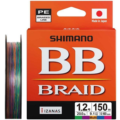 Шнур Shimano LD-M54Y BB Brade 5 Colors 150m Шнур Shimano LD-M54Y BB Brade 5 Colors 150m
