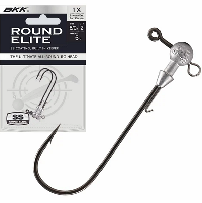 Джиггеры BKK Round Elite Stinger Eye Bait Keeper Jigheads Джиггеры BKK Round Elite Stinger Eye Bait Keeper Jigheads
