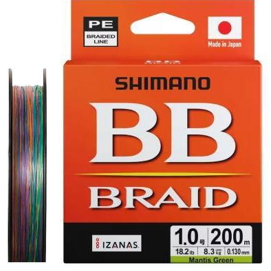 Шнур Shimano LD-M64Y BB Brade 5 Colors 200m