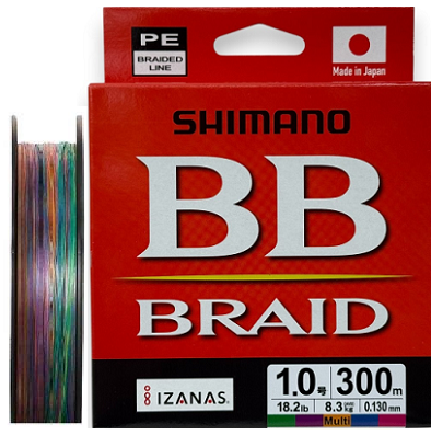 Шнур Shimano LD-M74Y BB Brade 5 Colors 300m Шнур Shimano LD-M74Y BB Brade 5 Colors 300m