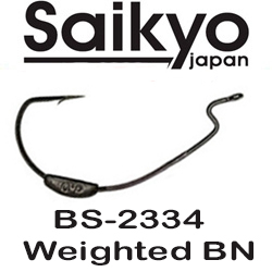 Крючки офсетные Saikyo BS-2334 Weighted BN