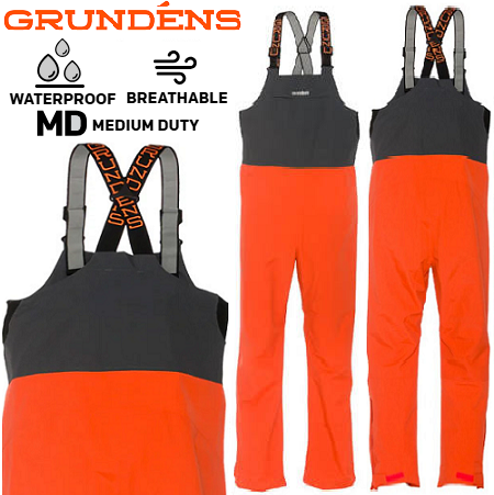 Комбинезон Grundens Full Share Bib Orange/Grey Комбинезон Grundens Full Share Bib Orange/Grey