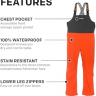 Комбинезон Grundens Full Share Bib Orange/Grey Комбинезон Grundens Full Share Bib Orange/Grey