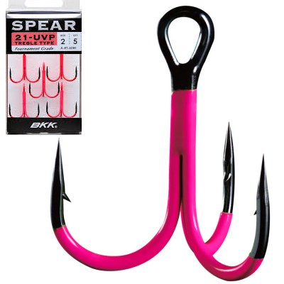 Крючки BKK Treble Spear 21-UVP