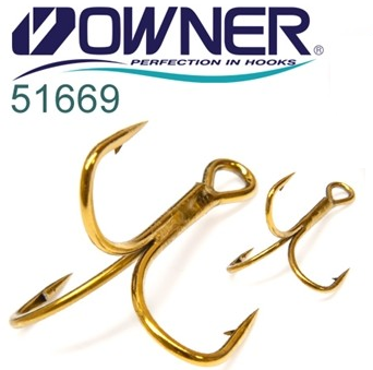 Крючки Owner/C'ultiva Treble ST-47TG Крючки Owner/C'ultiva Treble ST-47TG