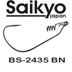 Крючки офсетные Saikyo BS-2435 Offset Spring Hook BN Крючки офсетные Saikyo BS-2435 Offset Spring Hook BN