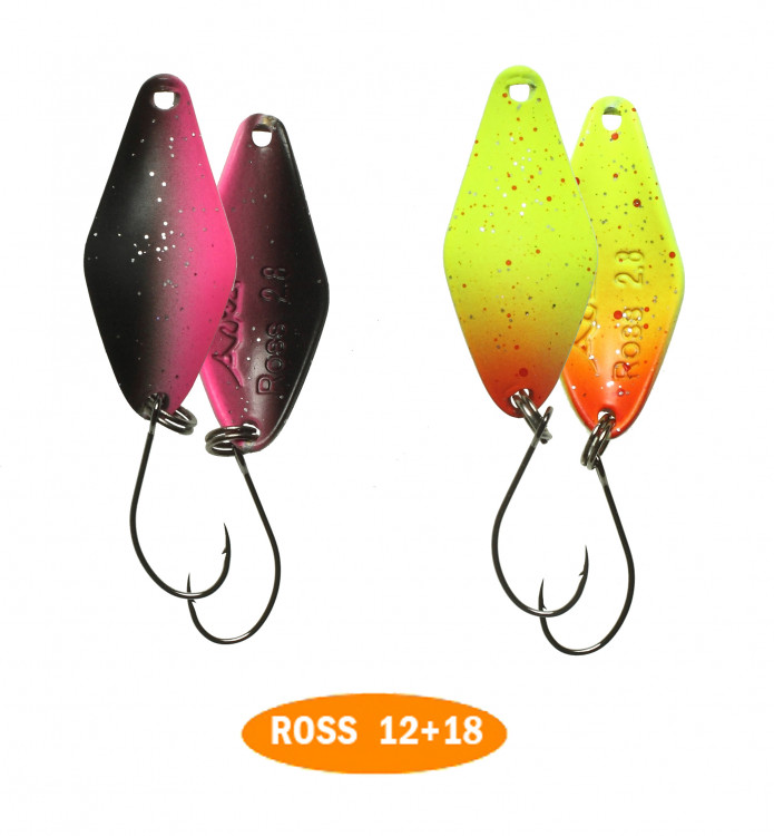 Набор блесен Aiko Ross 2.8g цвет 12+18
